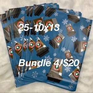 4/$20 Poly mailers (25) 10x13 Self Sealing Mocha